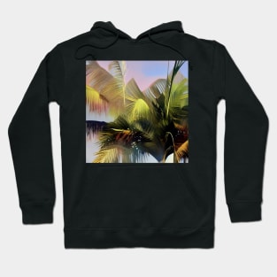 Palm Tree Abstract Hoodie